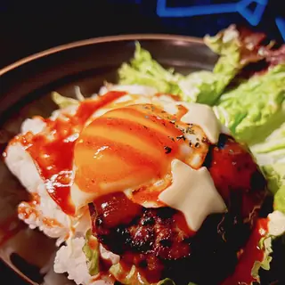 星形のチーズをのせた衝突銀河ライス